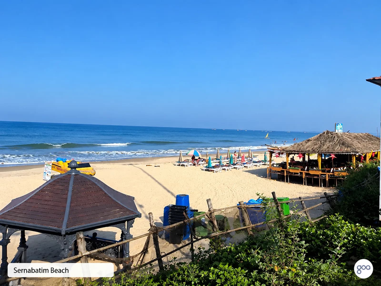 Sernabatim beach near Benaulim on the long southern shoreline of South Goa